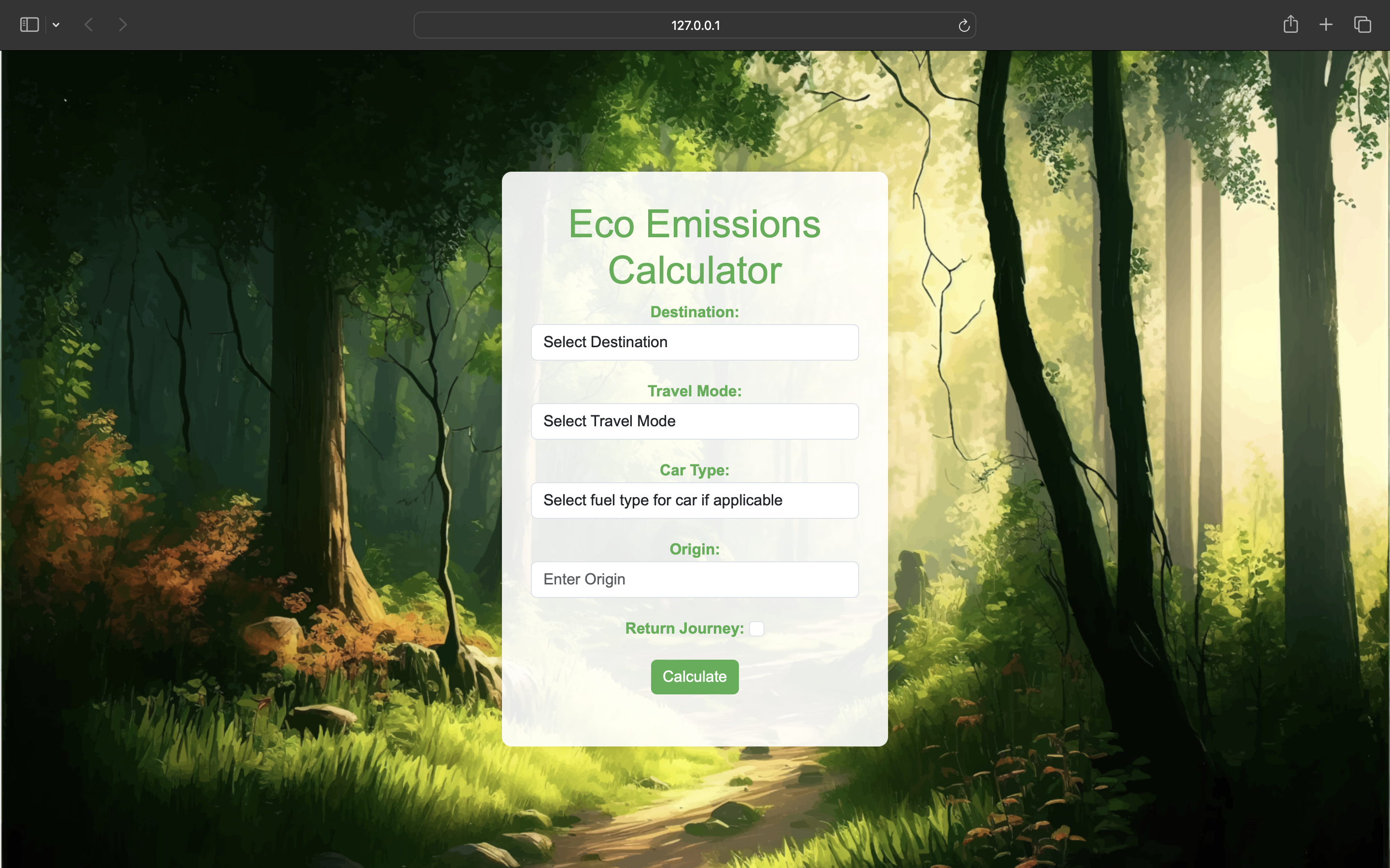 emissions calculator